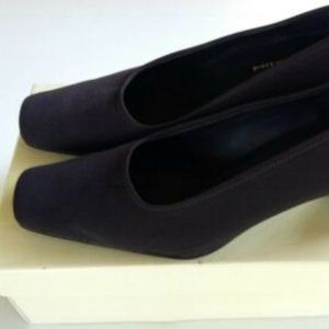 High heel shoes black size 7 1/2 M by Liz Flex